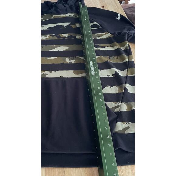 Nike Hoodie Dri-FIT Pullover Striped Camo Sweatshirt Athleasure Athletic XL - Picture 4 of 7
